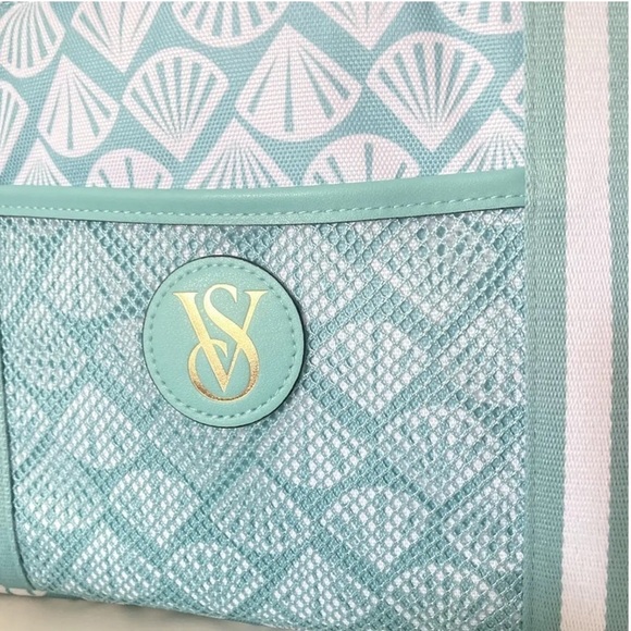 VICTORIA’S SECRET • Seashell Bag Lunch Tote Insulated Cooler Picnic Beach - Picture 5 of 5